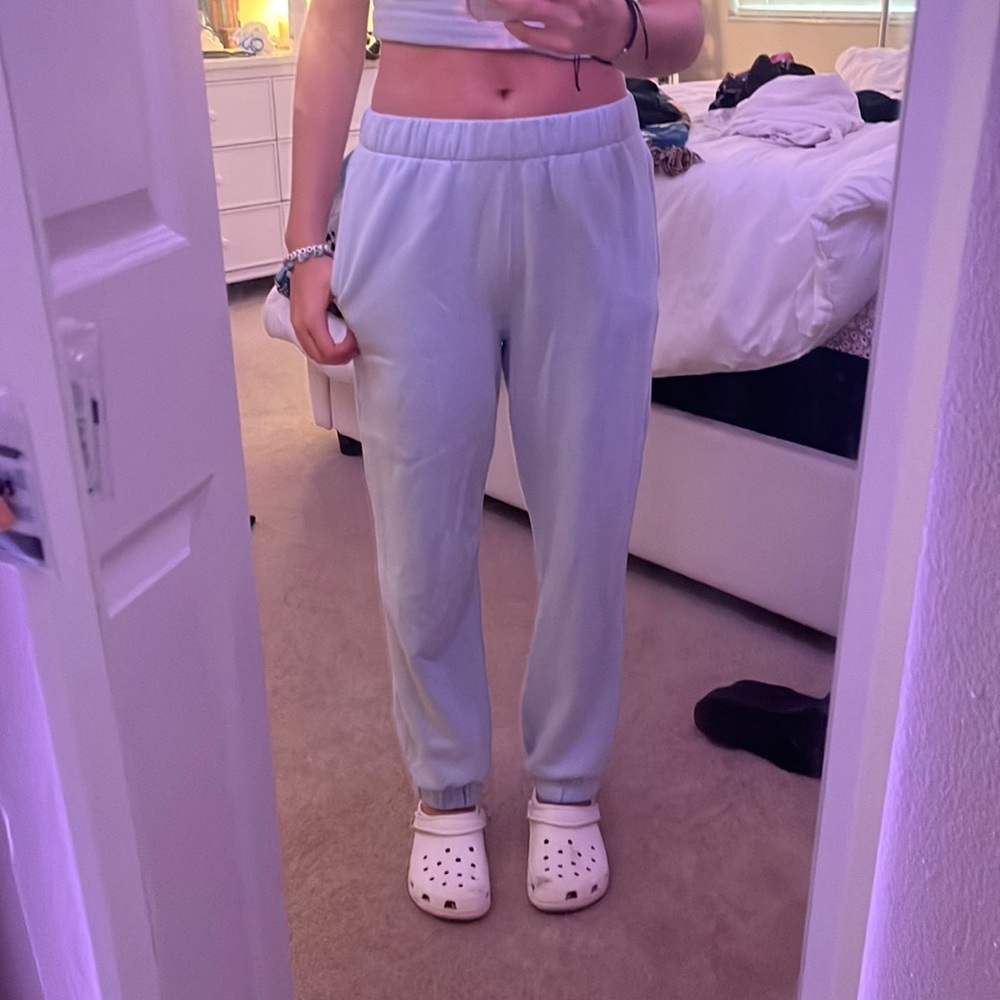 Hollister light blue sweatpants